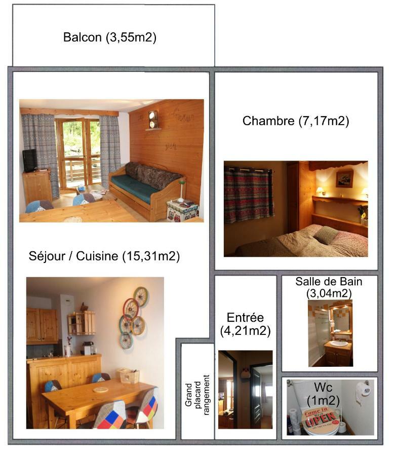 Les Chalets Du Galibier II Valloire Bagian luar foto